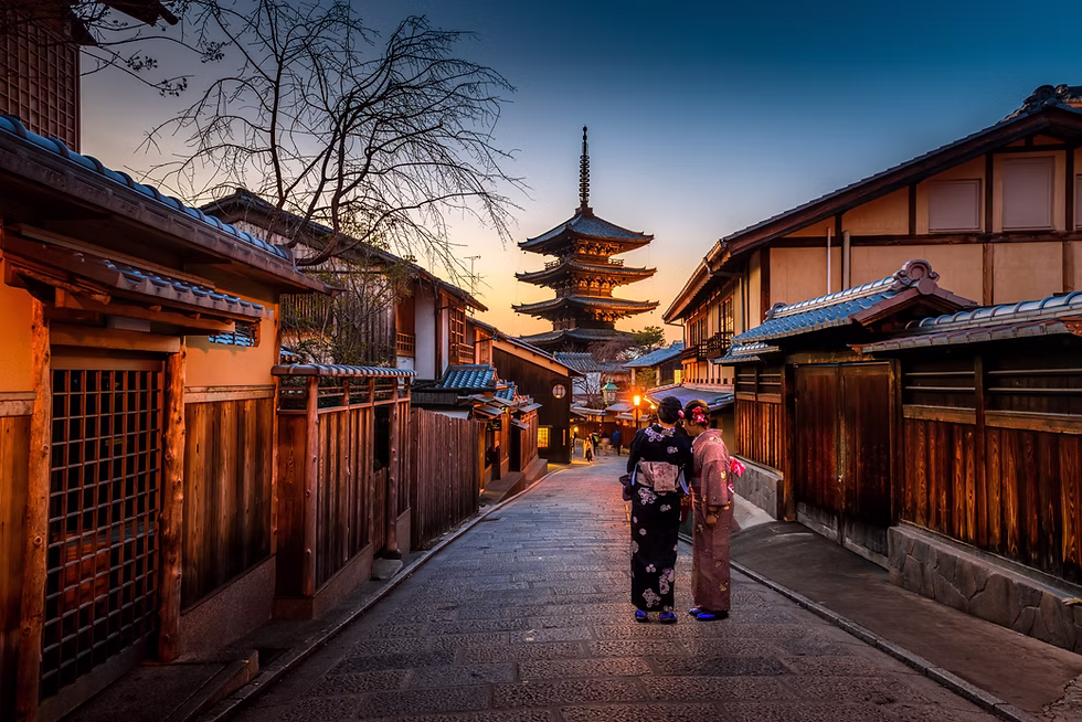 Small street of Japan